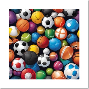 Sports Balls Posters and Art